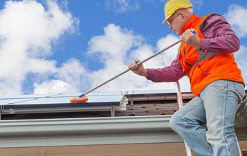Much Birch soft wash roof cleaning
